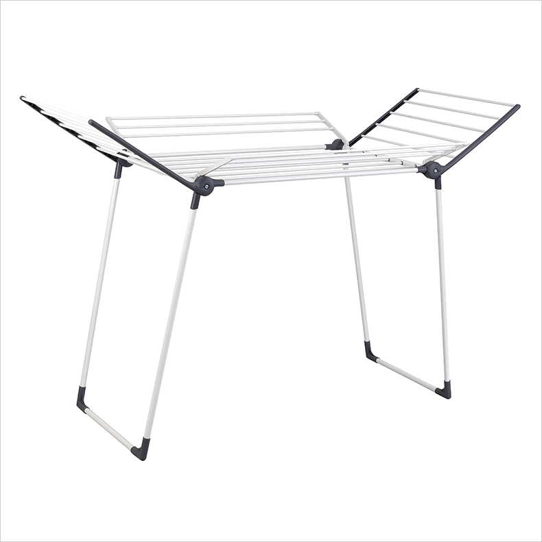 Best Selling Stainless Steel Clothes Drying Racks Foldable Gullwing Wire Rack Standing Garment Laundry Rack