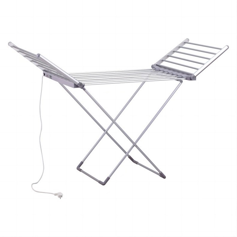 Indoor Electric Clothes Dryer Rack Stand Foldable Heated Clothing Airers Laundry Sock Drying Racks Cloth Hanger Airer