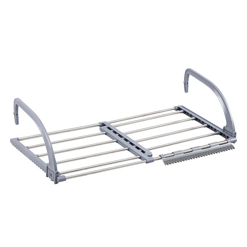 Hot Sale Metal Modern Window Sill Drying Folding Hotel Holder Standing Towel With Hook Storage Plastic Rack