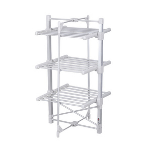 Hot Sale Mini 3 Tiers Energy Save Indoor Electric Laundry Radiator Foldable Floor-Type Heated Airer Clothes Drying Rack