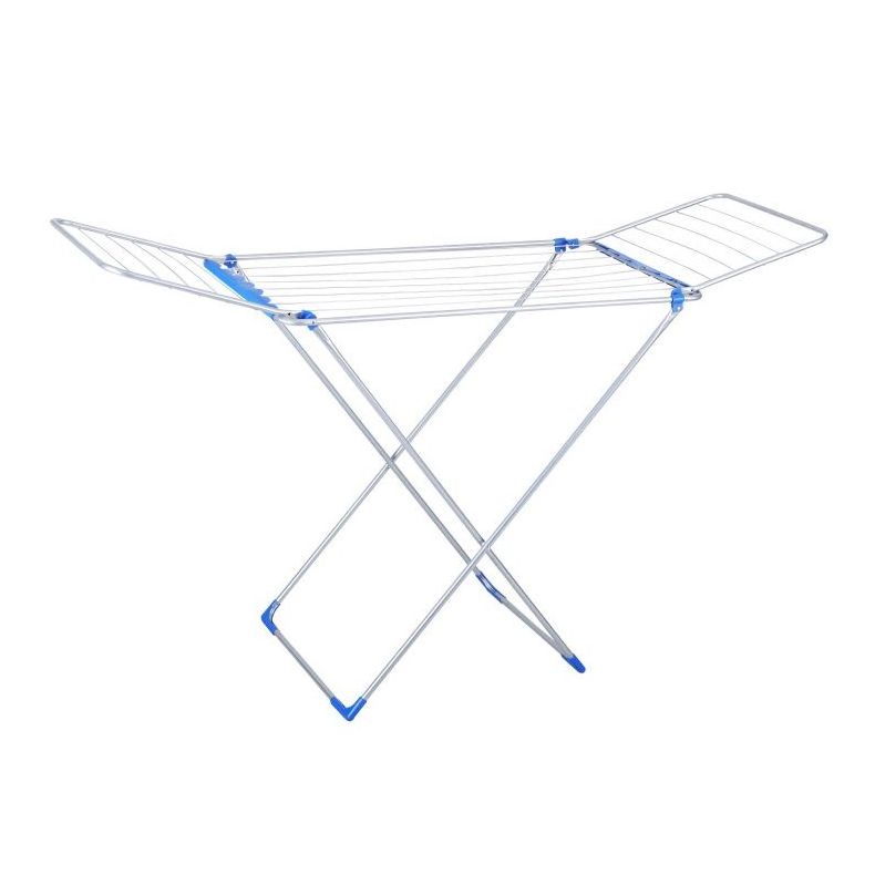 Factory Price Outdoor Wing Clothes Drying Rack Collapsible Outdoor Dryer Indoor Standing Steel Clothing Coat Towel Wire Hanger