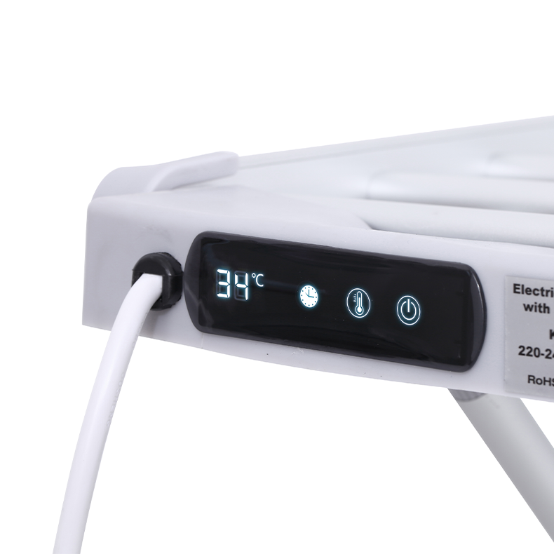 Folding Electric Clothes Drying Rack Temperature Controller Timing Timer Portable Winged Electric Cloth Dryer For Balcony