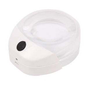 10x LED Paperweight Dome Magnifier With USB Charger