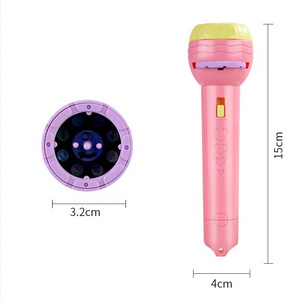 Child Early Education Projector Slide Story Machine Bedtime Toy Girl Boy Lamp Glowing Kids Lightstick Flashlight