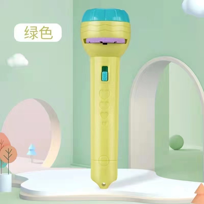 Child Early Education Projector Slide Story Machine Bedtime Toy Girl Boy Lamp Glowing Kids Lightstick Flashlight