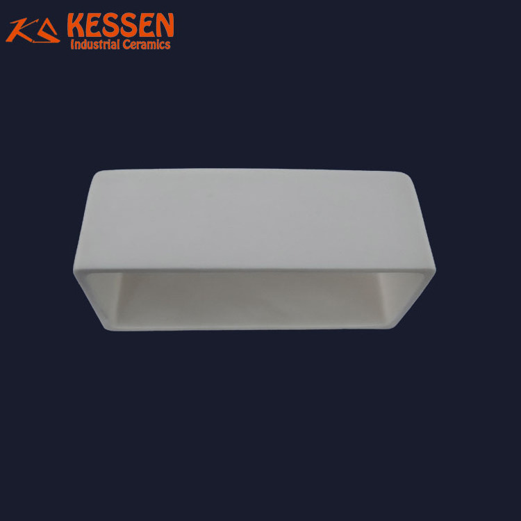 High purity alumina ceramic crucible boat for Melting metal