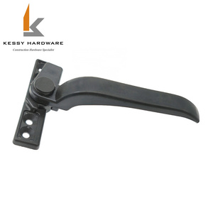 Hot Sale Plastic Hardware Opening Window Handle Lock Black Latch Lock Casement Handle For Window