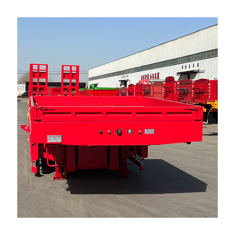 High Quality Heavy Duty Hydraulic Excavator Transport 40 Tons - 60 Tons Low Bed Semi-Trailer Truck Trailer