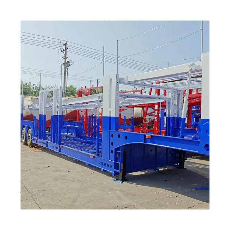 High Quality Customized Car Carrier Transport Trailer With Ramp Double Deck Auto Car Carrier Semi Trailer