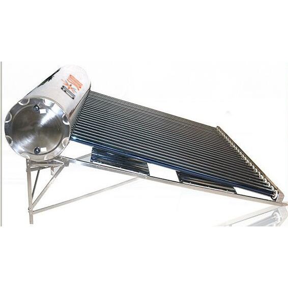 solar water geyser tank stainless steel heat pipe collector solar boiler with non pressure pump