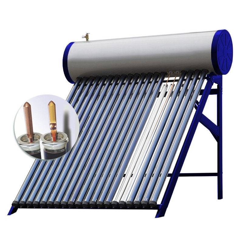 High Pressure Heat Pipe Vacuum Tube Stainless Steel Sun Power Sus304 Solar Gyser Water Heater