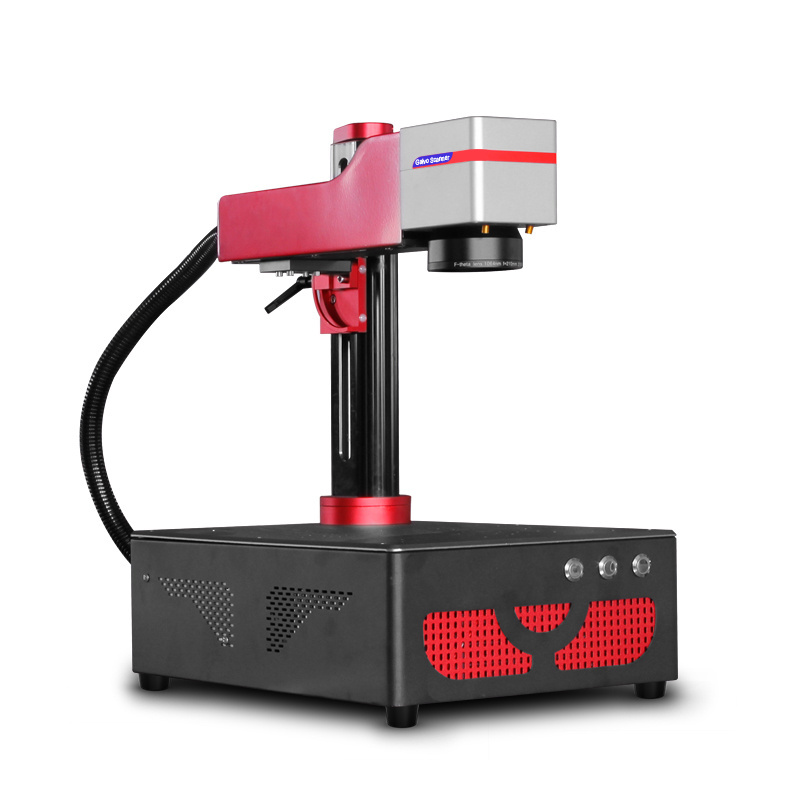 portable mini laser marker 20w 30w rotary fiber laser marking machine