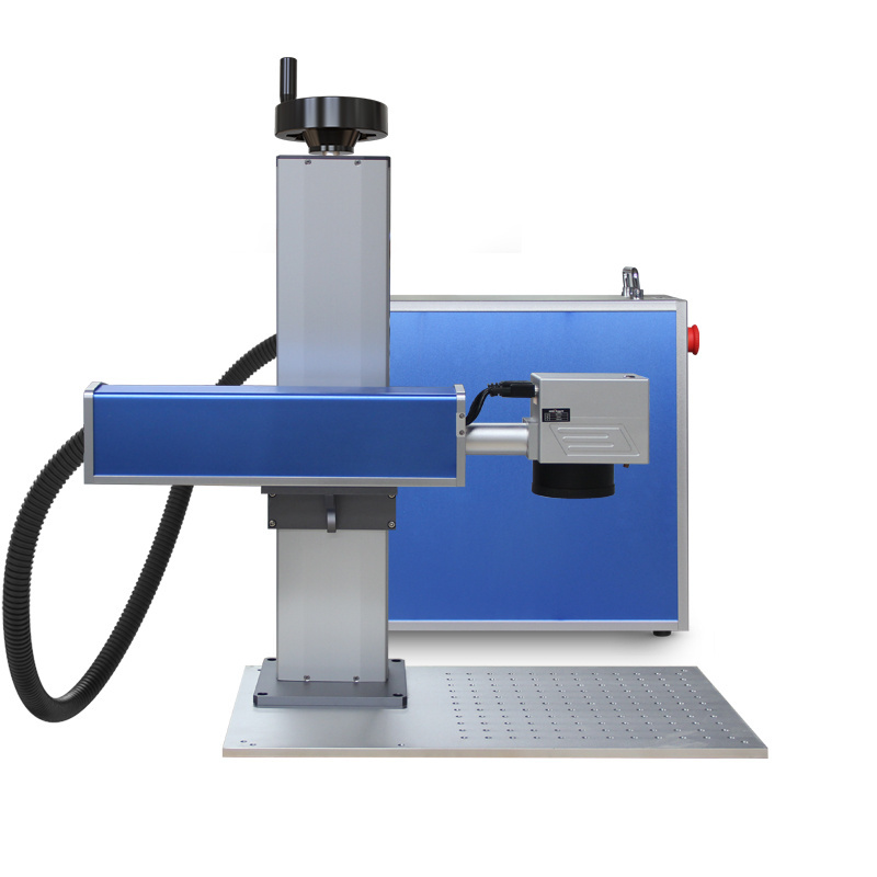 split type 50w fiber laser marking machine for Firearms Gun Pistol Weapons Stainless Steel bullet