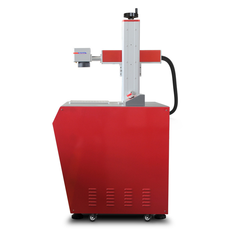 50W Fiber laser engraving machine for metal weapons knife ZIPPO lighter laser marking machine price