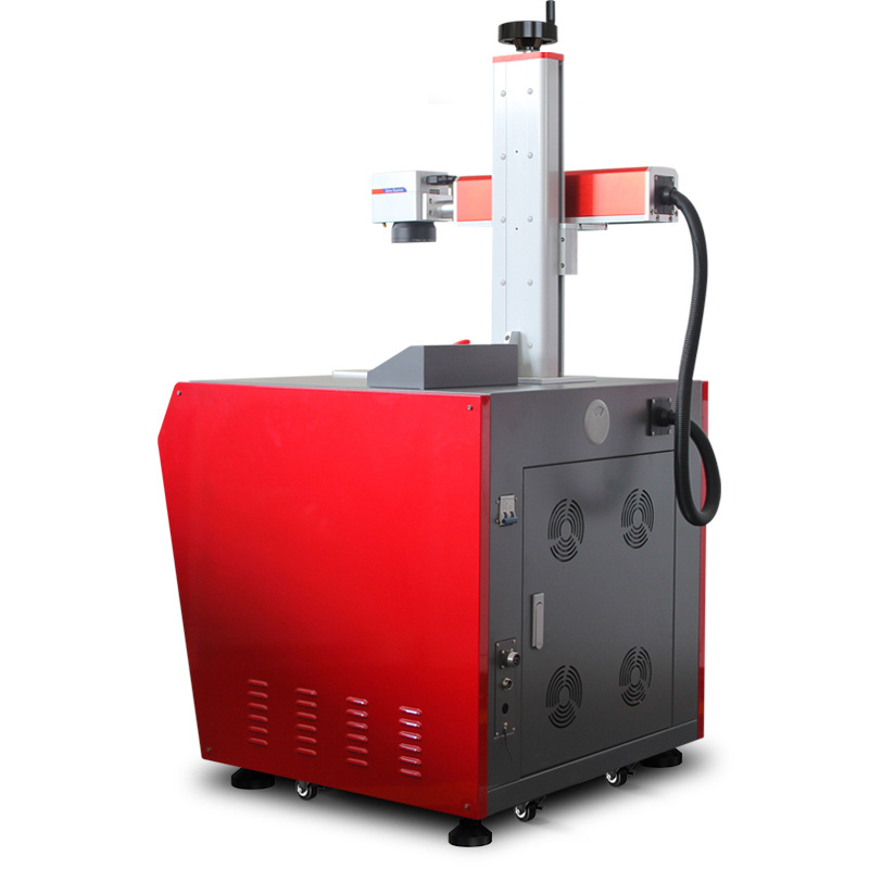 50W Fiber laser engraving machine for metal weapons knife ZIPPO lighter laser marking machine price