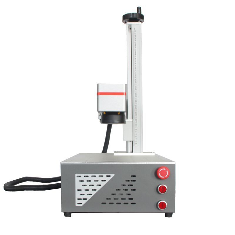 20w 30w 50w Raycus fiber laser marking machine for metal key chain lighter engraving marking logo