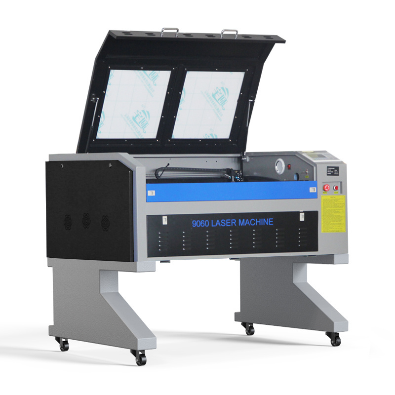 6090 80w 100w factory price 4060 co2 laser engraving machine Ruida6445 for acrylic wood stone