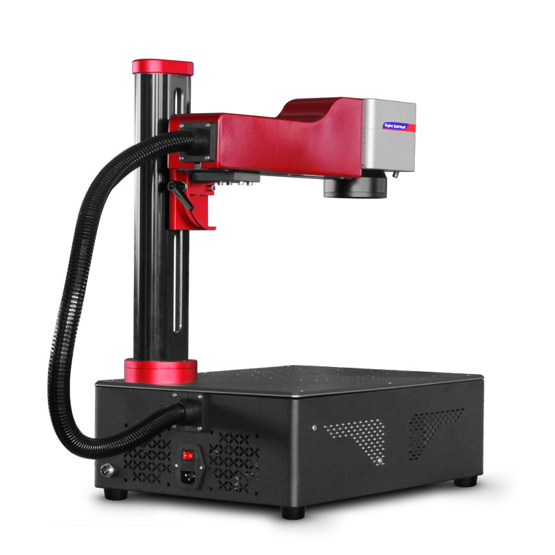 portable mini laser marker 20w 30w rotary fiber laser marking machine