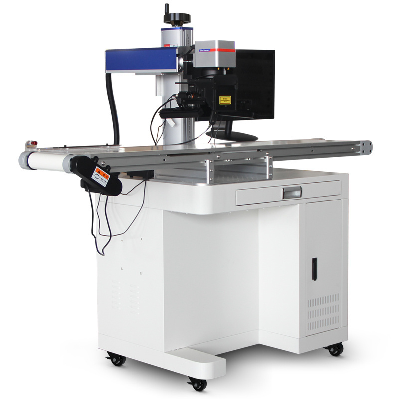 Visual  Focusing Fiber  Laser 30W/50W /60W  Mopa  Color CCD  Camera  Metal  Logo Laser  Marker Fiber  Marking  Machine