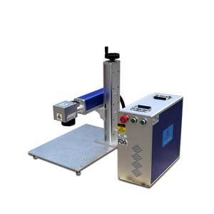 split type 50w fiber laser marking machine for Firearms Gun Pistol Weapons Stainless Steel bullet