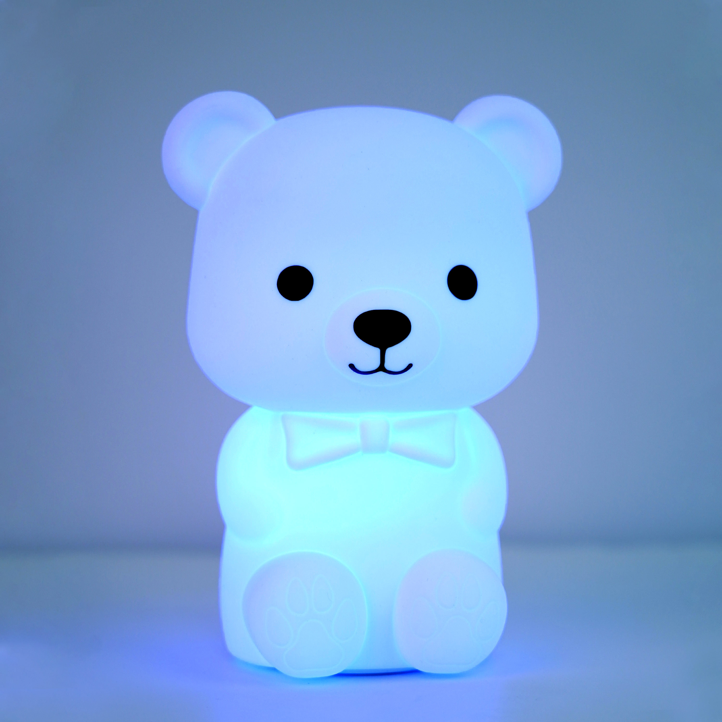 Special Gift Usb Charger Rechargeable Color Changing Led Night Light Soft Waterproof Silicone Night Light Time Kid