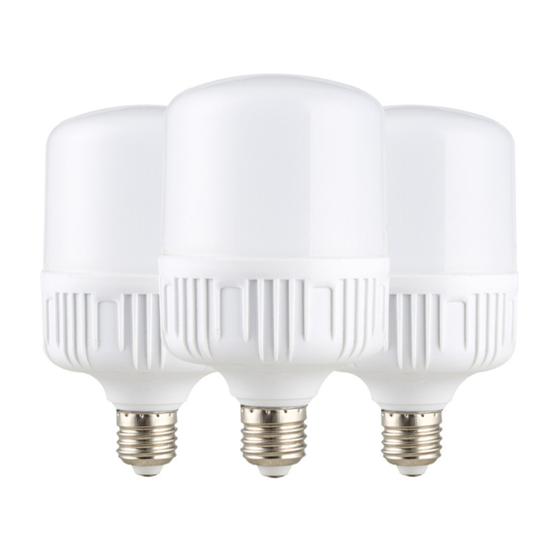 E27 Screw White And Yellow Light Three Proof Plastic Energy Saving Led Rechargeable Smart Bulb