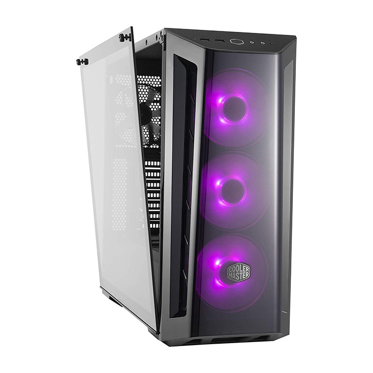 Cooler Master MasterBox MB520 ARGB ATX Mid-Tower Computer Case with Front Dark Mirror Panel and Mesh side Intakes