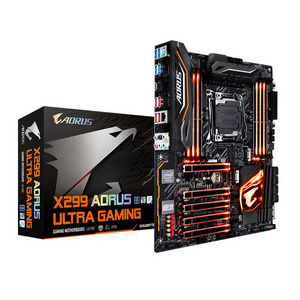 GIGABYTE X299 AORUS Ultra Gaming Used Motherboard with 8 x DDR4 DIMM Sockets supporting up to 128GB of System Memory