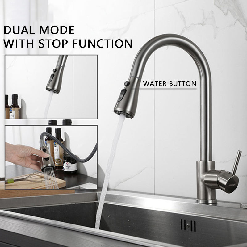 Kitchen Sink Pull Down Sprayer Cheap Classic Kitchen Faucets Black Carton Box Kitchen Tap Stainless Steel Graphic Design Ceramic