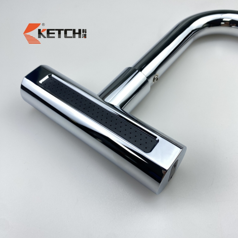 Flexible Attachment Folding Ridge Brushed 304 Stainless Steel Water Tap Kitchen Sink Faucet