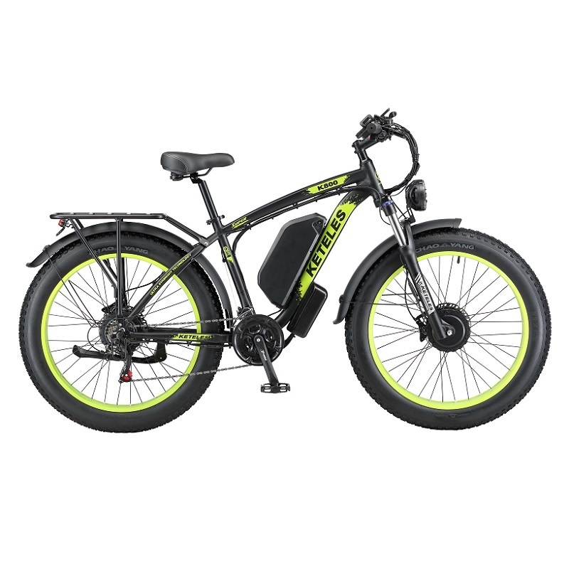 Original E-Bike Factory Wholesale Price 2x1000W Dual Motor 26 inch Fat Tire 23AH Big Battery Long Range 2000W Electric Bike