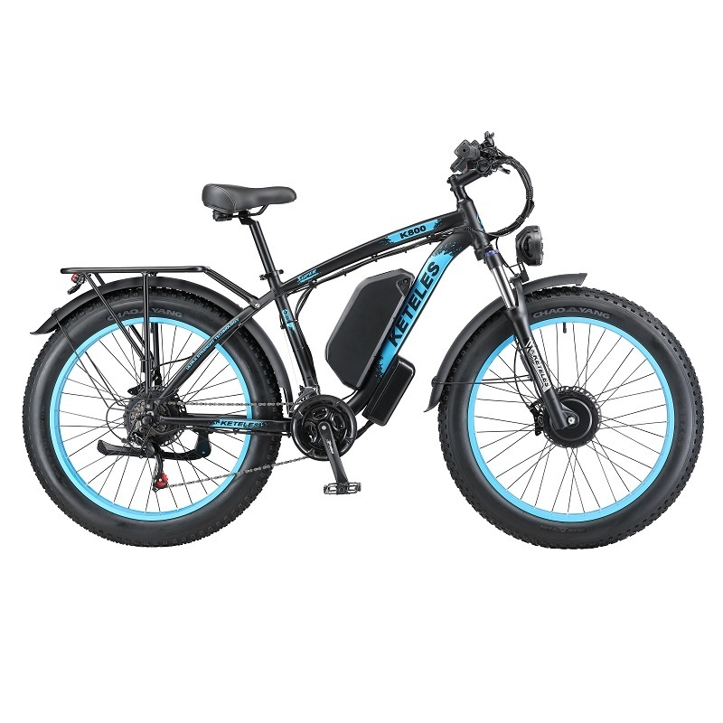 Original E-Bike Factory Wholesale Price 2x1000W Dual Motor 26 inch Fat Tire 23AH Big Battery Long Range 2000W Electric Bike