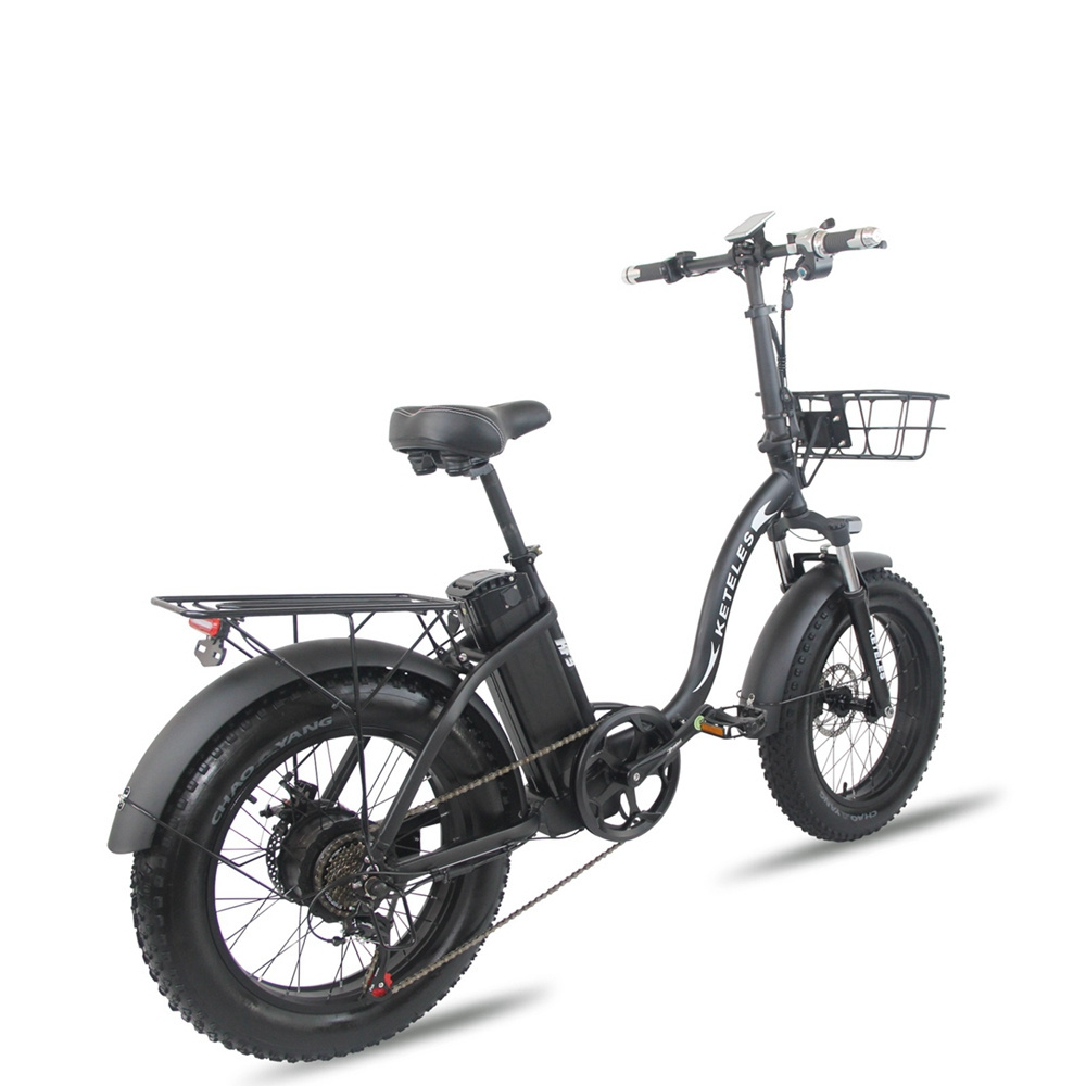 EU Stock Free Shipping Foldable Quality 1000W Motor Bicycle 18AH Electric Bike 20 inch Fat Tire Hydraulic Brake Folding Ebike