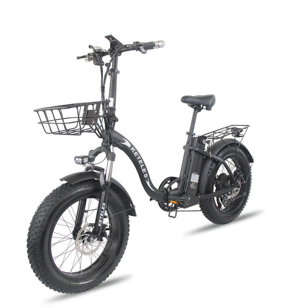 EU Stock Free Shipping Foldable Quality 1000W Motor Bicycle 18AH Electric Bike 20 inch Fat Tire Hydraulic Brake Folding Ebike