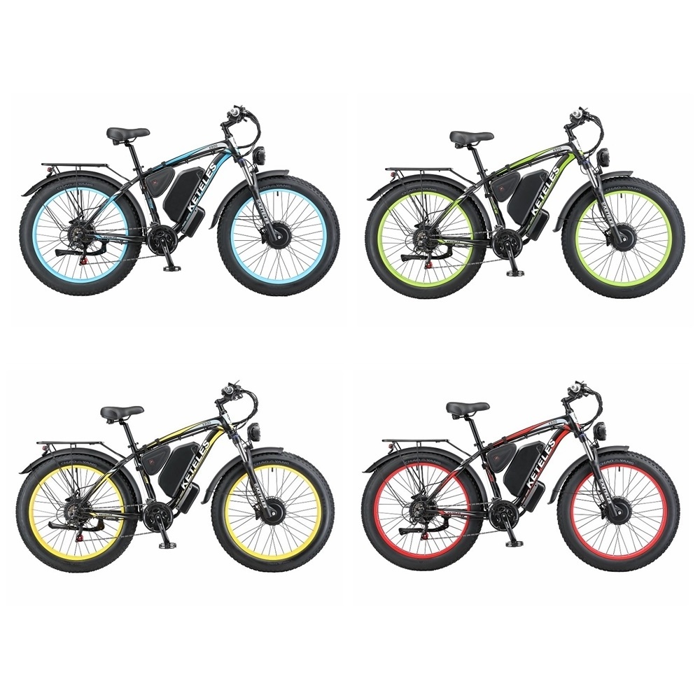 China Original E-Bike Factory 2x1000W Dual Motor Electric Bike with 23AH Big Battery 2000W Powerful Electric Bicycle