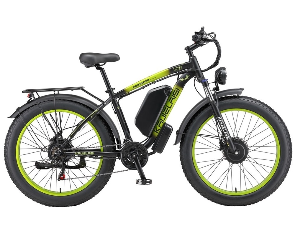 New Arrival 23ah Cheap Price US Warehouse Kaijielais V3 Ebike 2000w Dual Motor Electric Bike China Popular Electric Bicycle