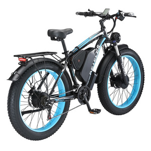 Eu Warehouse K800 23Ah Fully Electric And Pedal Assist Mode KETELES 2000w Ebike 2 Wheel 26 Inch Fat Tire Electric Bicycles