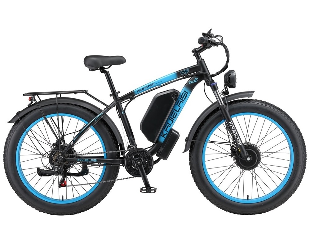 New Arrival 23ah Cheap Price US Warehouse Kaijielais V3 Ebike 2000w Dual Motor Electric Bike China Popular Electric Bicycle