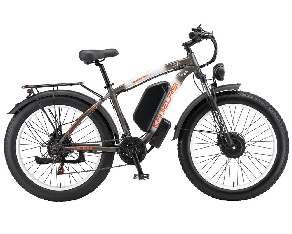 New Arrival 23ah Cheap Price US Warehouse Kaijielais V3 Ebike 2000w Dual Motor Electric Bike China Popular Electric Bicycle