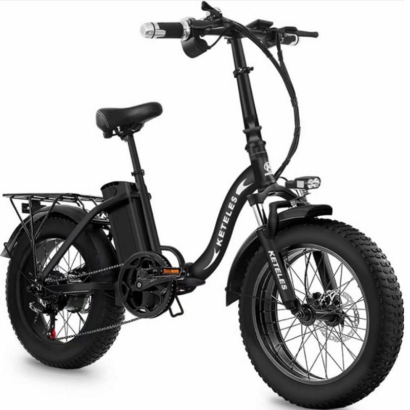 Factory Wholesale 750W Motor Cargo Bike 13AH Lithium Battery Electric Bike KETELES KF9 20x4.0 inch Fat Tire Folding E-Bike