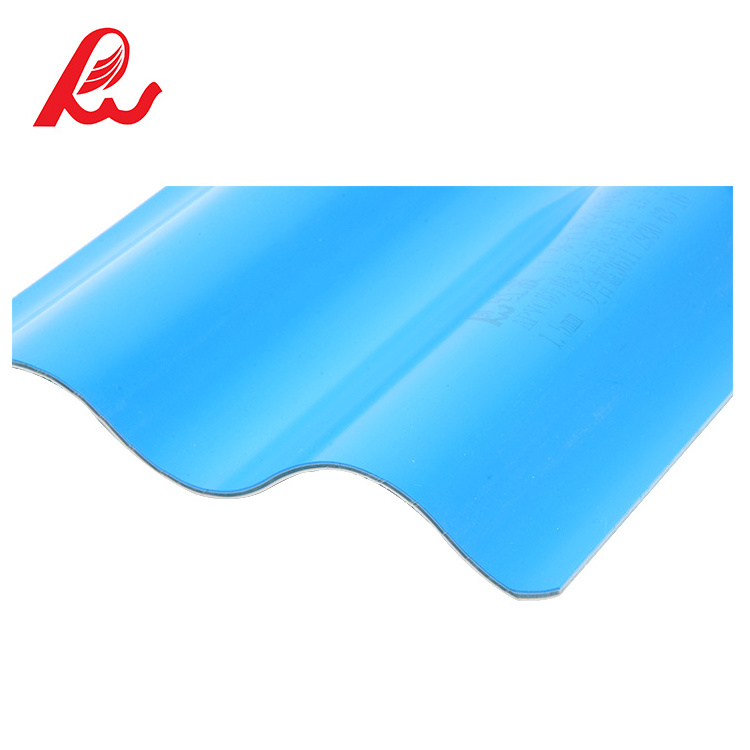 pvc roof tile shingles Roundwav roofing sheet