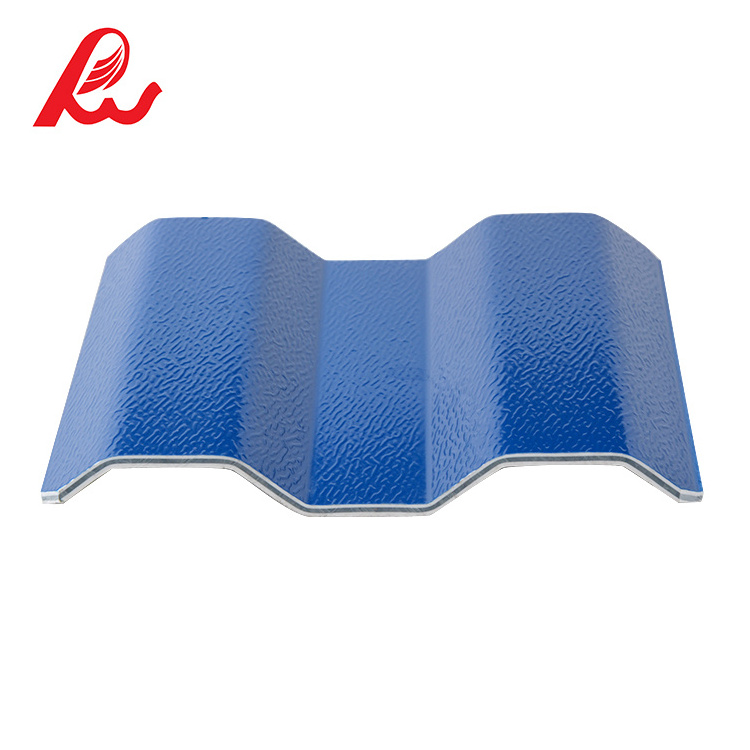 ASA color fast plastic pvc Roof shingle/ asa pvc roof tile