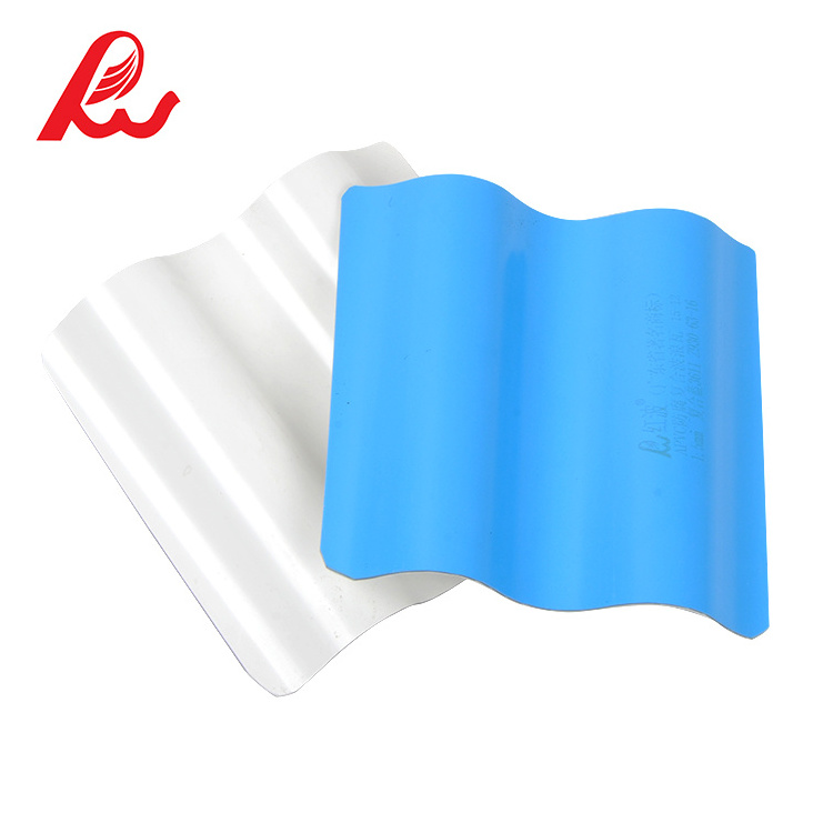 pvc roof tile shingles Roundwav roofing sheet