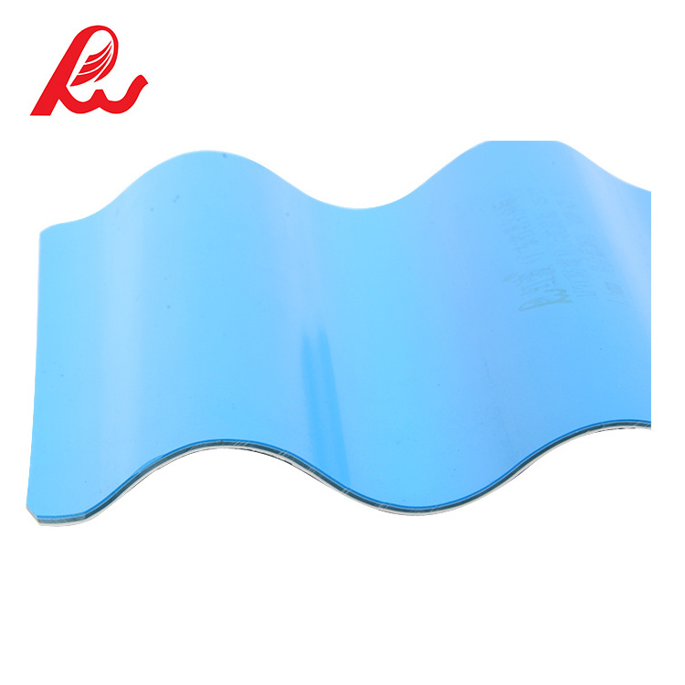 pvc roof tile shingles Roundwav roofing sheet