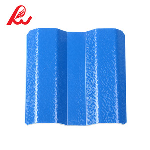 ASA color fast plastic pvc Roof shingle/ asa pvc roof tile