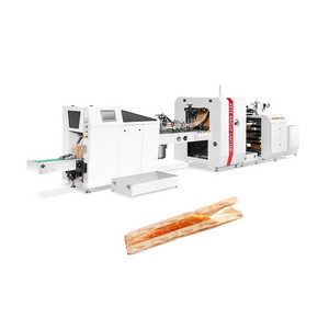 Price Of Paper Bag Making Machine Food Paper Bag Machine Fully Automatic Kraft Sharp Bottom Paper Bag Machine