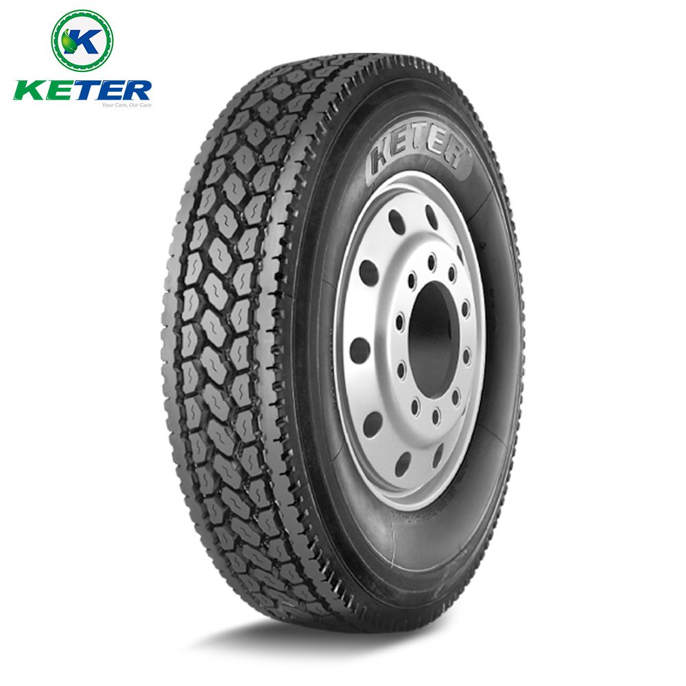 deep and widened tread design tire truck