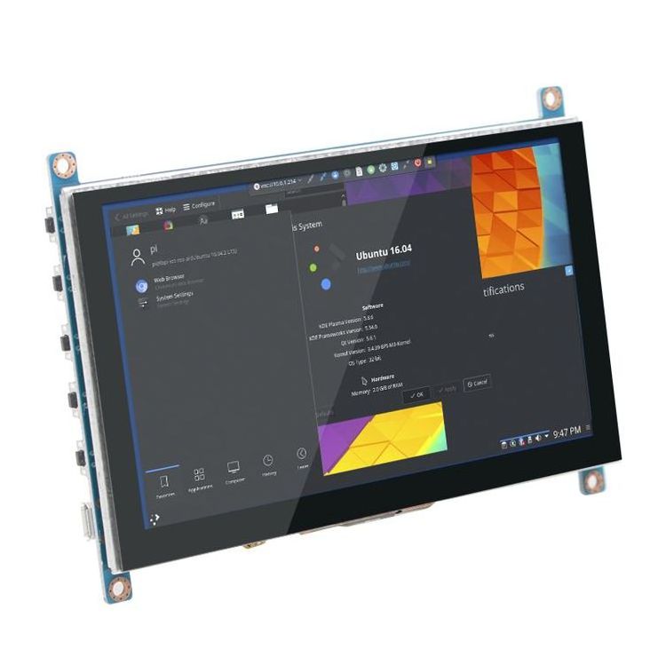 Wholesale High Quality wireless touchscreen monitor 5 inch touch raspberry pi monitor