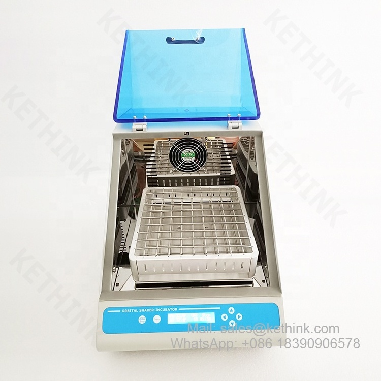 digital shaker incubator KETHINK KT-TOS20  portable orbital shaker for co2 incubator low price shaking incubator