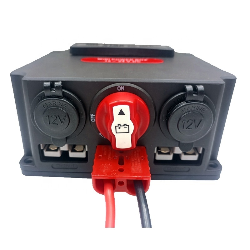 Mini 12V 24V USB Type-C  Touch Switch Control Power Box with Battery Switch